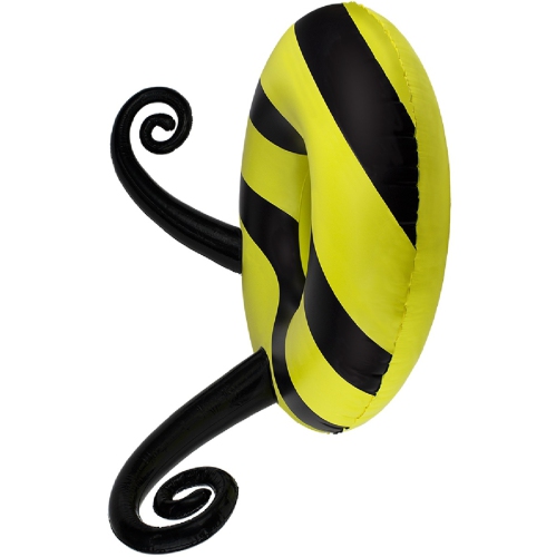 Black and Yellow Bumblebee Swimming Pool Party Inner Tube, 48-Inch