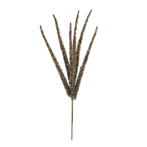 ROMAN  22" And Silver Embellished Christmas Spray Pick In Gold