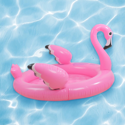 Inflatable Flamingo Children's Swimming Pool - 42.5" - Pink