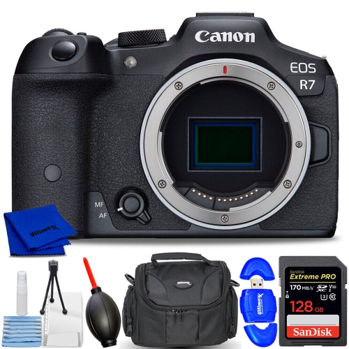 CANON  Eos R7 Mirrorless Camera 5137C002 - 7PC Accessory Bundle