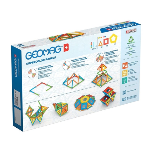 Geomag Magnetic Supercolor Panels 78 Pieces