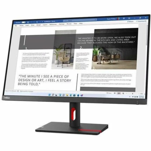 Lenovo S27i-30 ThinkVision S27i-30 Widescreen LED Monitor