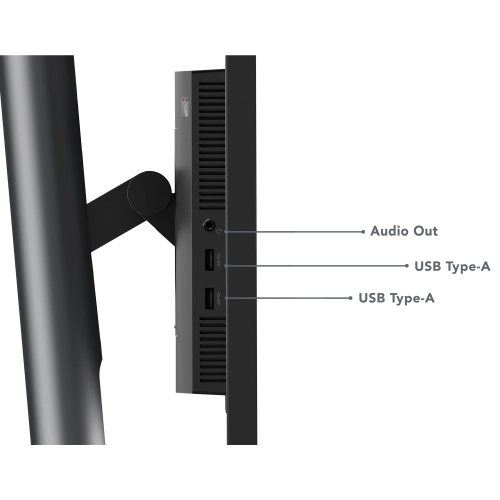 Lenovo ThinkVision P27q-30 27 inch Monitor with ThinkVision MC60 Monitor webcam