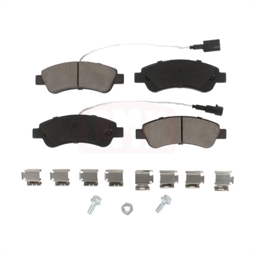 Rear Ceramic Disc Brake Pads CMX-D1490 For 2014-2021 Ram ProMaster 2500 3500 1500 With Solid Rotor