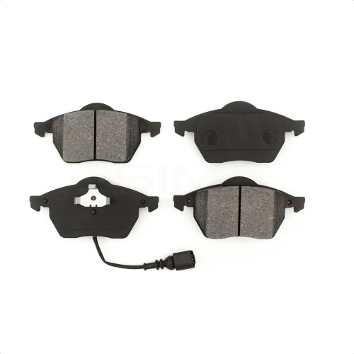 Plaquettes de frein à disque semi-métalliques avant SIM-687A pour Volkswagen Jetta Golf Beetle Audi TT Quattro A6 100