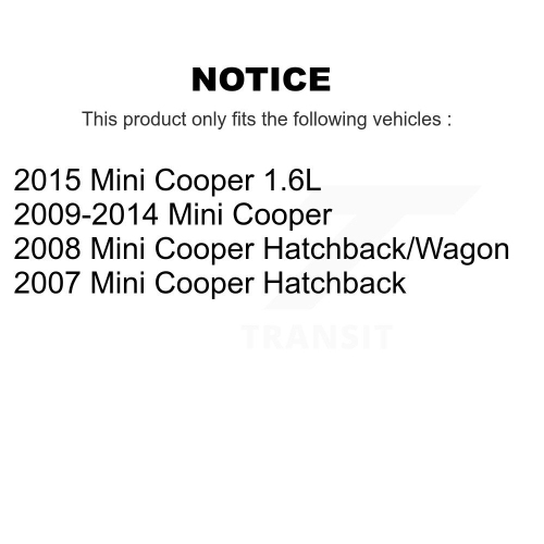 Plaquettes de frein arrière semi-métalliques PPF-D1309 pour Mini Cooper
