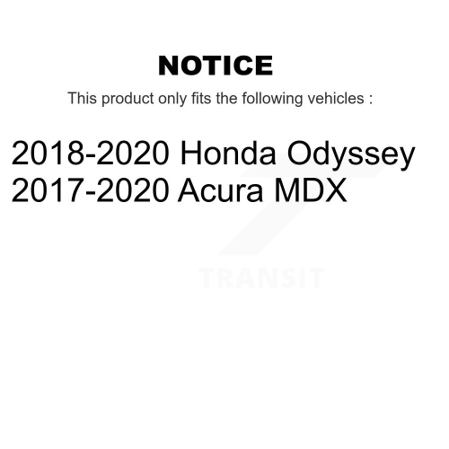Rear Ceramic Disc Brake Pads NWF-PTC1954 For Honda Odyssey Acura MDX