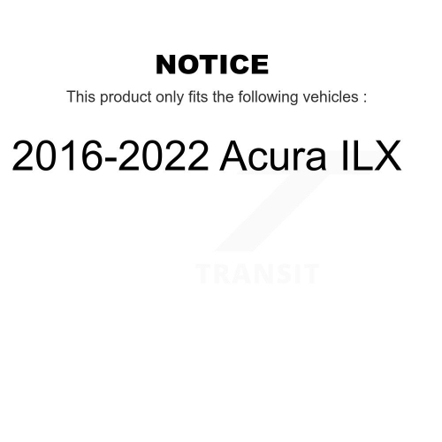 Front Ceramic Disc Brake Pads NWF-PRC1832 For 2016-2022 Acura ILX