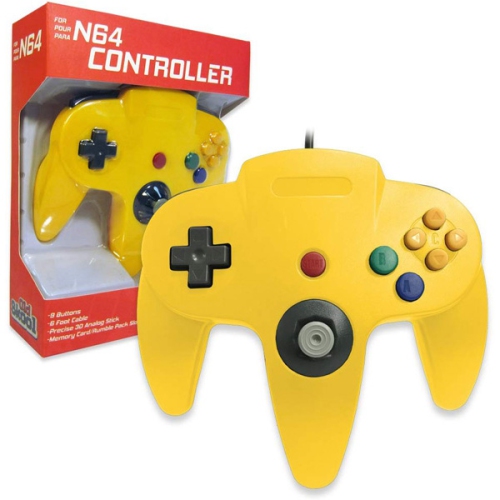 OLD SKOOL  Wired N64 Controller [] In Yellow