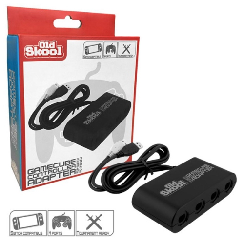 GameCube 4 Controller Adapter USB Wiiu NSW PC Smash Bros Old