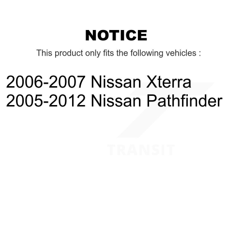 Rear Ceramic Disc Brake Pads NWF-PRC1101 For Nissan Pathfinder Xterra
