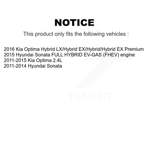 Front Ceramic Disc Brake Pads NWF-PRC1444 For Hyundai Sonata Kia Optima