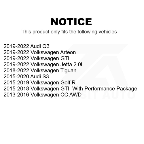 Front Ceramic Disc Brake Pads NWF-PRC1633A For Volkswagen Tiguan Jetta Audi Q3 GTI Golf R Arteon S3