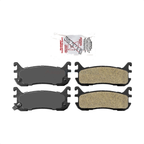 Rear Semi-Metallic Disc Brake Pads NWF-PRM636 For Mazda Miata Ford Escort Protege Mercury Tracer