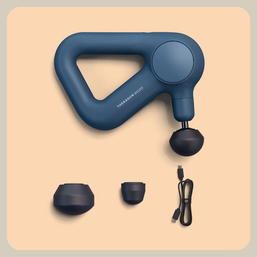 Appareil de massage portatif à percussion Theragun Relief de Therabody - Bleu