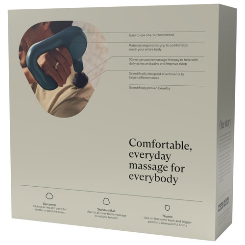 Appareil de massage portatif à percussion Theragun Relief de Therabody - Bleu