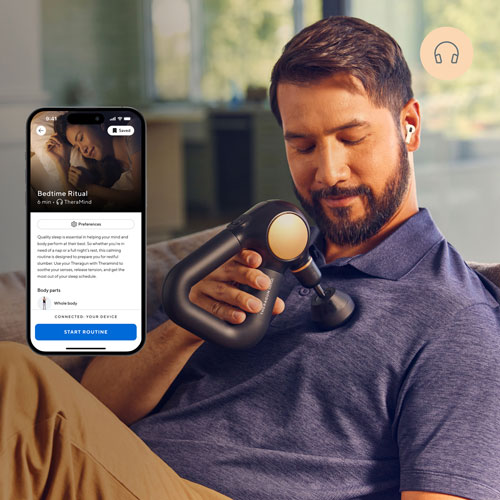 Appareil de massage portatif à percussion Theragun Sense de Therabody - Noir