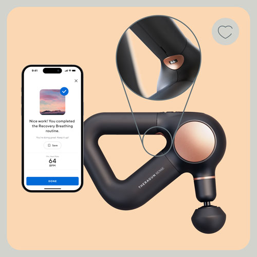 Appareil de massage portatif à percussion Theragun Sense de Therabody - Noir