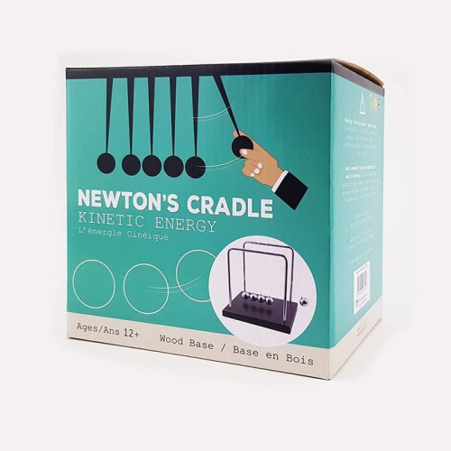 Tradeopia Newton's Cradle Classic Desk Toy & Stress Reliever | Elegant Physics Desk Decor | Ideal Gift for Science Enthusiasts