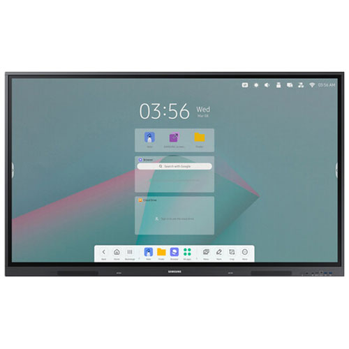 Samsung WAC 65" 4K UHD Android 11 Interactive Display - Space Grey