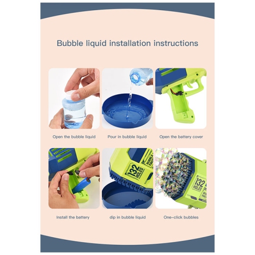 Tradeopia Handheld Bubble Maker with 132 Holes