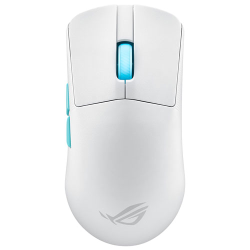 Asus ROG Harpe Ace Aim Lab Edition Pro-Tested Form Factor Lightweight 36000 DPI wireless Gaming Mice - Moonlight White - Only at Best Buy