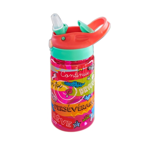 Chantal Lacroix - “Persévérance” Water Bottle for Children, Pink
