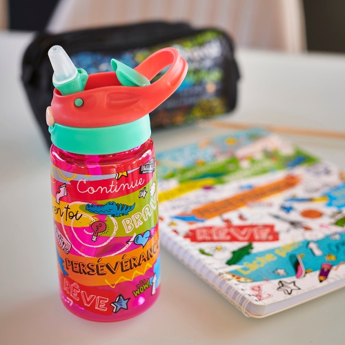 Chantal Lacroix - bouteille d’eau « Persérérance » pour enfants, rose