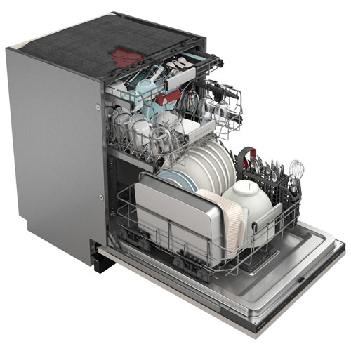 KitchenAid 24" 39dB Built-In Dishwasher w/ Stainless Steel Tub & Third Rack - Panel Ready