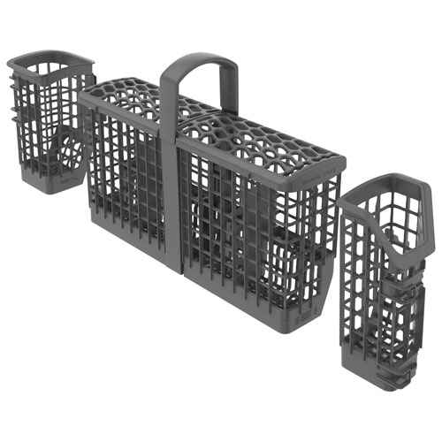 Lave-vaisselle encastrable 24 po 44 dB de Whirlpool à cuve en inox et 3e panier - Noir