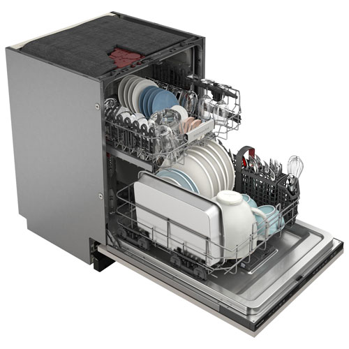 KitchenAid 24" 44dB Built-In Dishwasher w/ Stainless Steel Tub (KDTF324PPA) - Panel Ready