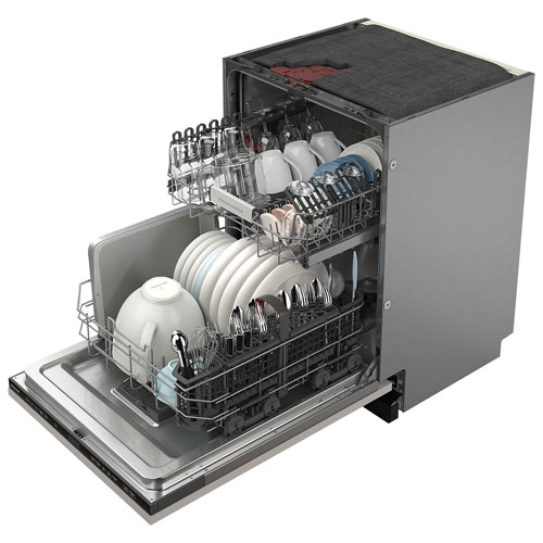 KitchenAid 24" 44dB Built-In Dishwasher w/ Stainless Steel Tub (KDTF324PPA) - Panel Ready
