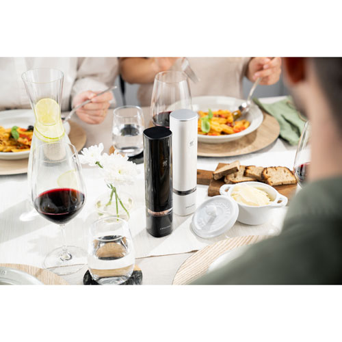 Zwilling Enfinigy Salt & Pepper Mill Set - Black/White
