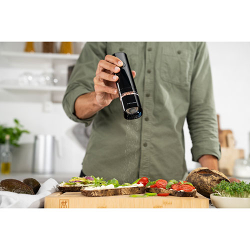 Zwilling Enfinigy Salt & Pepper Mill Set - Black/White