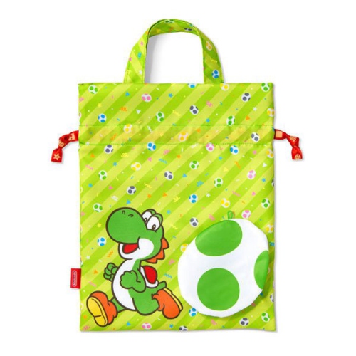 NINTENDO  Super Mario Home & Party Yoshi & Egg 2Way Mini Wrapping Cloth Bag [] In Multicolor