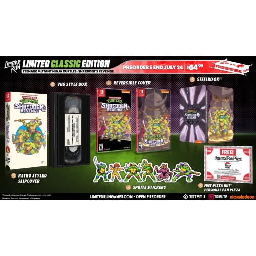 Teenage Mutant Ninja Turtles Shredders Revenge Classic Edition (Ninendo Switch)