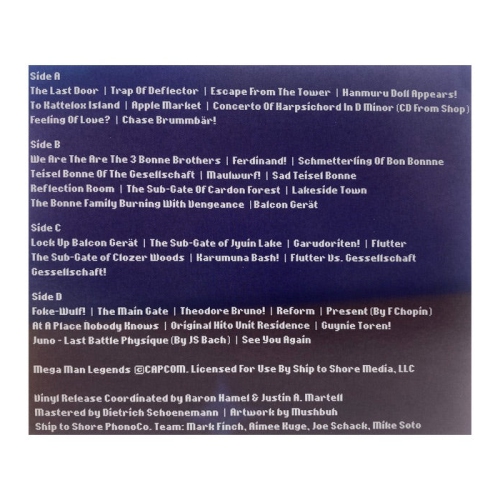 Mega Man Legends Original Soundtrack 2Xlp Clear Vinyl [Ship to Shore]