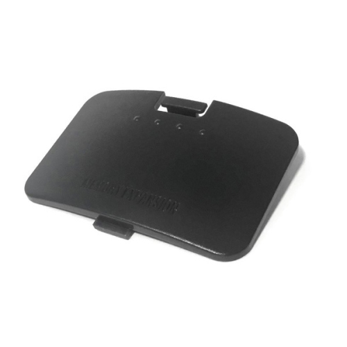 N64 Black Console Expansion Slot Cover Replacement [Old Skool]