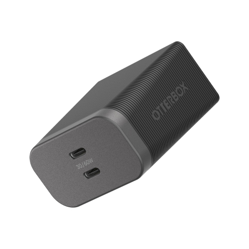 OTTERBOX  Premium Pro Dual USB-C Wall Charger 60W Gan In Black