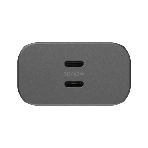 OtterBox Premium Pro Dual USB-C Wall Charger 60W GaN | Black