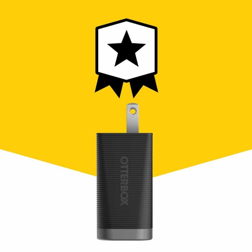 OtterBox Premium Pro Dual USB-C Wall Charger 60W GaN | Black