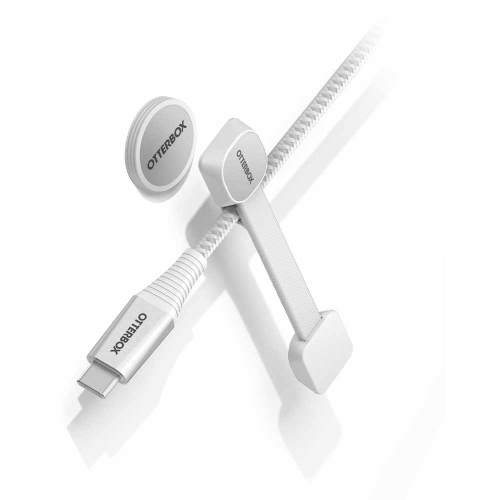 OtterBox Premium Pro Charge/Sync USB-C to USB-C PD Cable 6ft | White