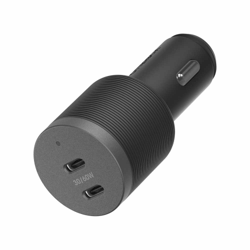 OTTERBOX  Premium Pro Dual USB Car Charger Pd 60W USB-C In Black Fastest car charger by far