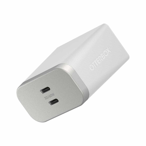 OTTERBOX  Premium Pro Dual USB-C Wall Charger 60W Gan In White