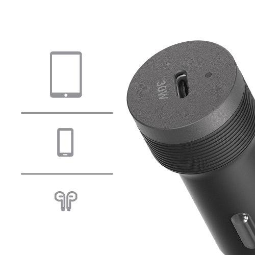OtterBox Premium Pro PD Car Charger 30W USB-C | Black