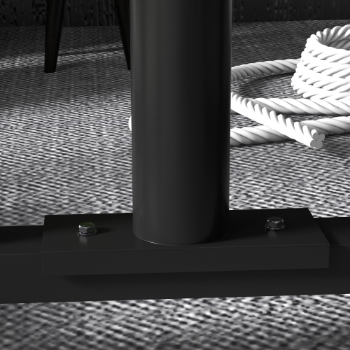 Soozier Weight Plate Rack, Bumper Plate Rack Holder for 2 inch Plates and Bars, with 4 Transport Wheels and 6 Fasten Clamps, 440 lbs Capacity