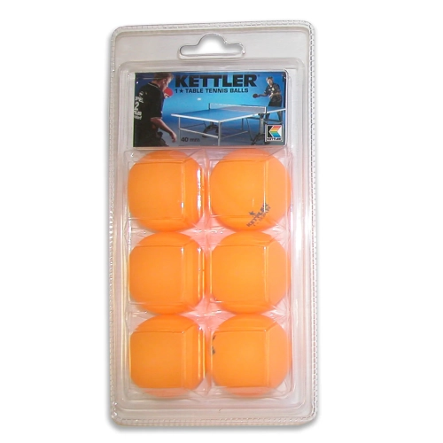 KETTLER  1-Star Table Tennis Balls (6 Pack)