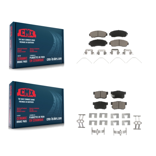 CMX  Front Rear Ceramic Brake Pads Kit for Honda Civic Kcx-100269