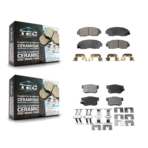 TEC  Front Rear Ceramic Brake Pads Kit for Acura Rdx Ktc-100060