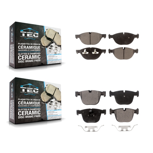 TEC  Front Rear Ceramic Brake Pads Kit for Bmw X5 X6 Xdrive50I Ktc-100173